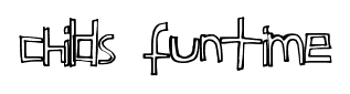 Childs Funtime font